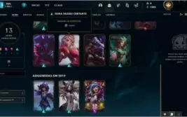 Conta de lol platina IV nível 45