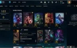Conta de lol platina IV nível 45