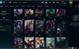 Conta de lol platina IV nível 45