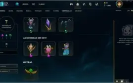 Conta de lol platina IV nível 45