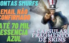CONTA SMURF UNRAKED LEVEL 30 - INCLUSO GARANTIA !