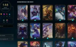 Conta Antiga DIAMANTE , Todos Campeões 575K Ea, Ótimas Skins