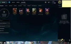 conta league 6 champs com Neeko 2460 EA