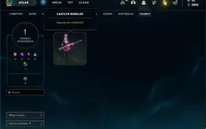 Conta bronze 4 com 105 Champs e 81 Skins + 3 Espolios