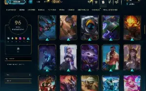 Ferro 2 com 150 Champs e 96 Skins