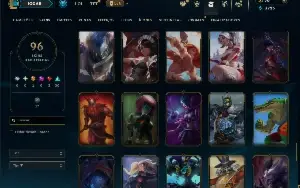 Ferro 2 com 150 Champs e 96 Skins
