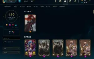 Conta Com Aatrox E Evelynn Prestígio 2022 + Borda