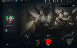 Conta Com Aatrox E Evelynn Prestígio 2022 + Borda