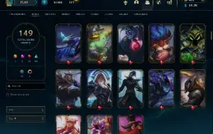 Conta Com Aatrox E Evelynn Prestígio 2022 + Borda
