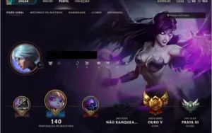 CONTA GOLD 5 - LOL