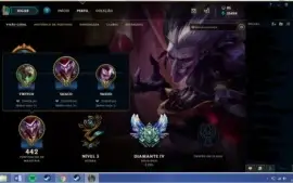 CONTA DIAMANTE 4 TODOS OS CAMPEÕES/ 35k de EA / 54 skins