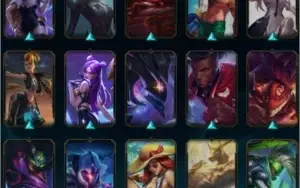 conta lol unranked skins raras, level 169, 129 champs.