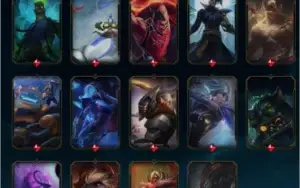 conta lol unranked skins raras, level 169, 129 champs.