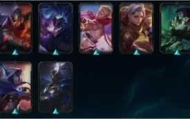 conta lol unranked skins raras, level 169, 129 champs.