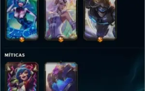 conta lol unranked skins raras, level 169, 129 champs.