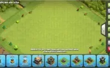 CONTA CV 11 CLASH OF CLANS SEMI FULL POUCOS MUROS FALTANDO