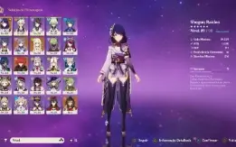 AR51 Raiden C1 + Keqing + Diluc + Xianyun + Jean