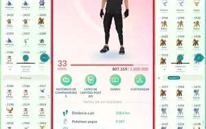 Conta Pokemon Go Nível 33