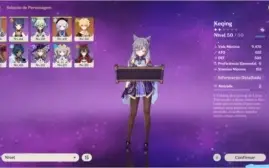 Conta de Genshin, AR 27 + 3 personagens 5*