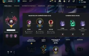 Unranked com TODOS os champs e 189 Skins ( MAIN ADC )