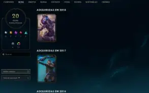 Conta Lol Challenger Flex/Mestre soloq Handlvl Season 4