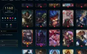 Conta Com 1160 Skins Ex Gm
