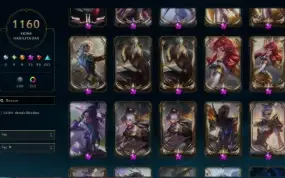 Conta Com 1160 Skins Ex Gm