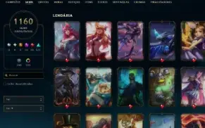 Conta Com 1160 Skins Ex Gm