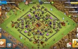 Clash of Clans - CV10 Recente + 9.3K de Gemas