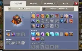 Clash of Clans - CV10 Recente + 9.3K de Gemas