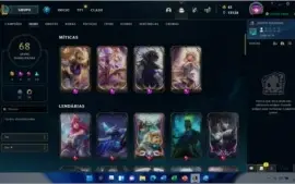 CONTA LEAGUE OF LEGENDS C/ BOM PREÇO