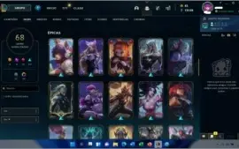 CONTA LEAGUE OF LEGENDS C/ BOM PREÇO