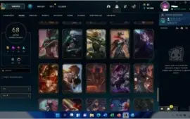 CONTA LEAGUE OF LEGENDS C/ BOM PREÇO