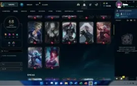 CONTA LEAGUE OF LEGENDS C/ BOM PREÇO