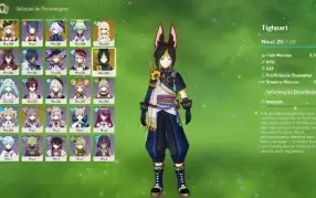 Conta Genshin Impact - Navia + Furina + Keqing + Tighnari