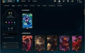 Conta bronze 2 AFUNDADA com 152 champs e 83 skins