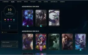Conta Platina IV 35 PDL Com 30 campeões  10 skins
