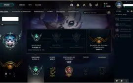 Conta Platina IV 35 PDL Com 30 campeões  10 skins