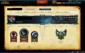League of legends conta platina 5