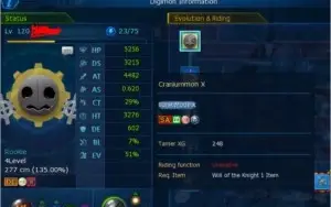 Conta GDMO Alter B/Craniu X server omegamon