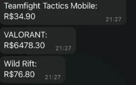 Conta Riot Games - LOL e Valorant 11k Gastos
