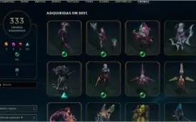 CONTA LEAGUE OF LEGENDS