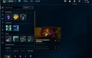Conta bronze 4 com 16 Skins e 46 Champs