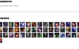 Conta bronze 4 com 16 Skins e 46 Champs