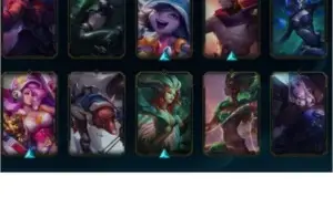 conta lol (lvl 124, 88 skins, 47 emotes, 155 icons)