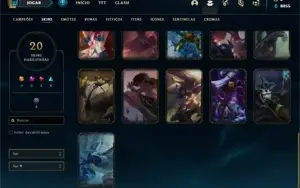 Conta bronze 1 com 61 Champs e 20 Skins