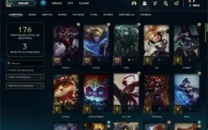 Conta bronze 1 com 61 Champs e 20 Skins