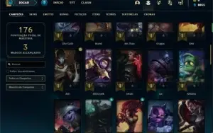 Conta bronze 1 com 61 Champs e 20 Skins