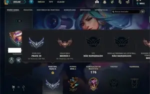 Conta bronze 1 com 61 Champs e 20 Skins