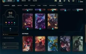 Conta bronze 1 com 61 Champs e 20 Skins
